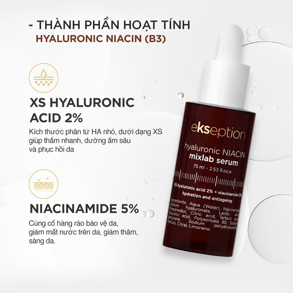 Ekseption Hyaluronic Niacin Mixlab Ekseption Hyaluronic Niacin Mixlab
